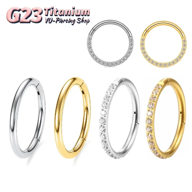 Zoor Body Jewelry - G23 티타늄 코 링 14G 16G