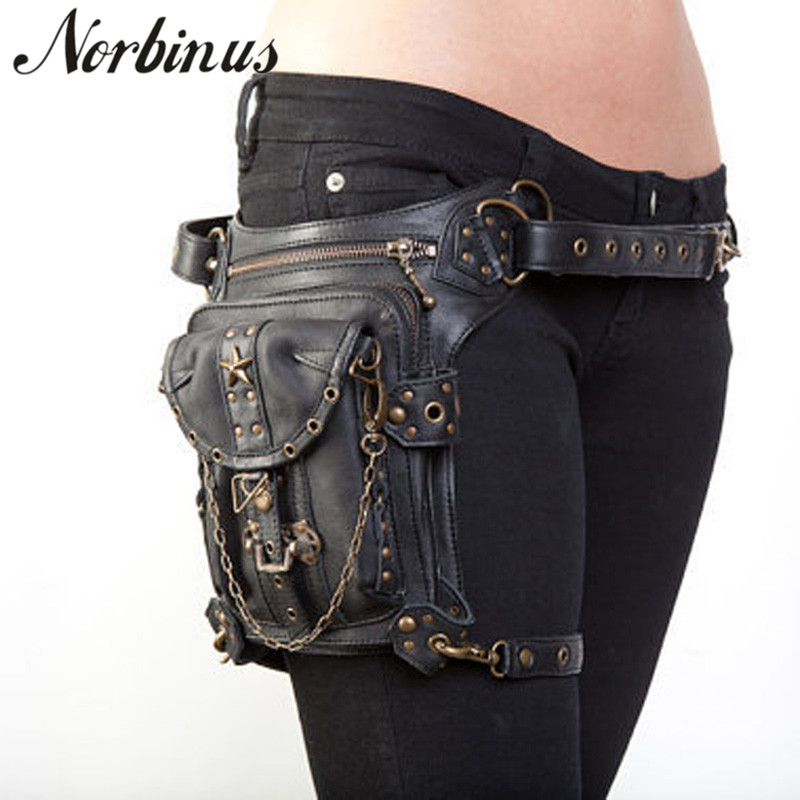 Body Jewelry Thigh Chain - Steampunk 허리 다리 가방 여성 남성