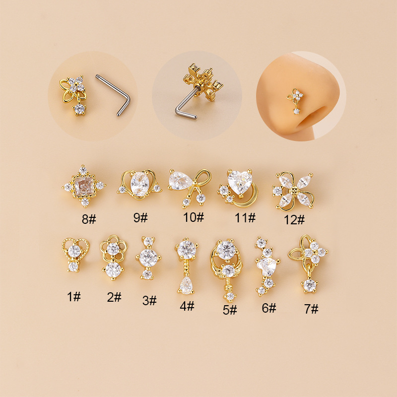Body Jewelry Indian - 1PC 20G 316L 외과 스테인레스 스틸
