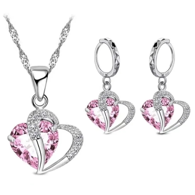 Body Jewelry Kit - 럭셔리 여성 925 스털링 실버 큐빅