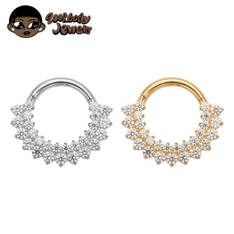 Zoor Body Jewelry - ASTM F136 티타늄 클리커 셉텀 코