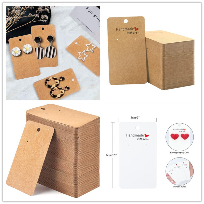 Body Jewelry Display - 50개 5 * 9cm 사랑 프린트