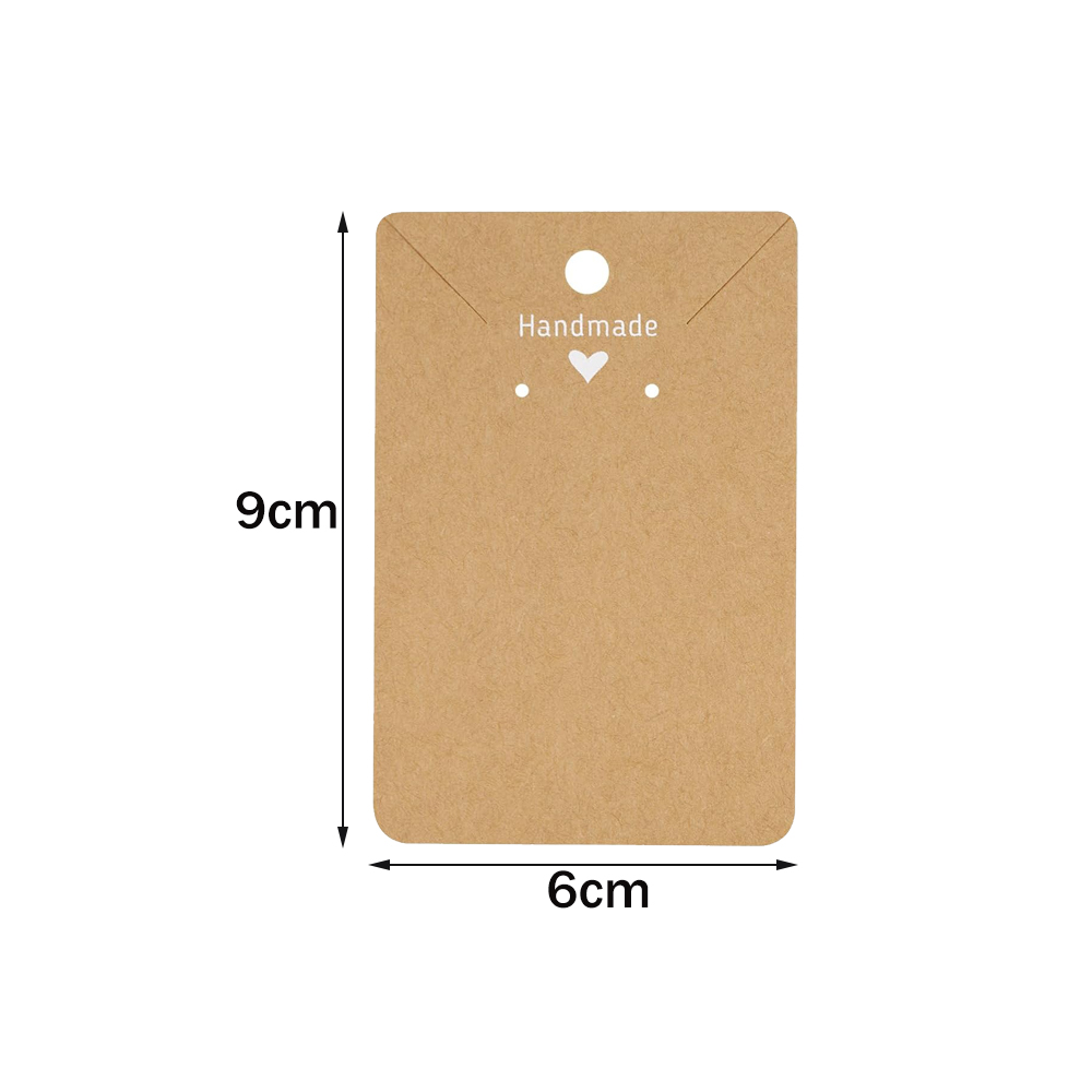 50pcs 6x9cm 사랑으로 수제 목걸이 귀걸이 종이 - Body Jewelry Display 리뷰 및 가격
