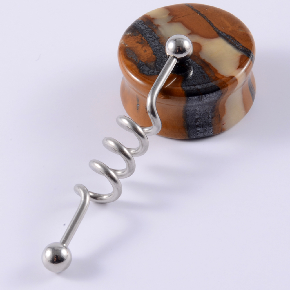 1Pcs 외과 강철 뱀 산업용 바벨 링 귀 젖꼭지 스트 - Body Jewelry Industrial 리뷰 및 가격