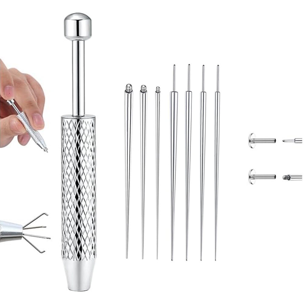 스테인리스 스틸 플랫 백 귀걸이용 피어싱 테이퍼 볼 그 - Body Jewelry Kit 리뷰 및 가격