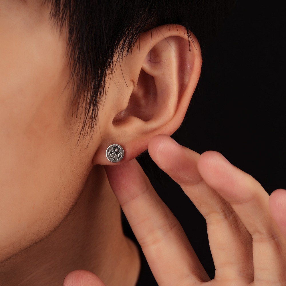 남성용 인디언 이글 스터드 귀걸이 1쌍, 여성용 레트로 - Body Jewelry Indian 리뷰 및 가격