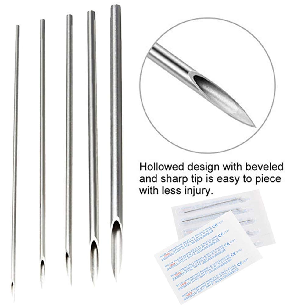 12G 14G 16G 18G 20G 5/10/30/50 - Body Jewelry Kit 리뷰 및 가격