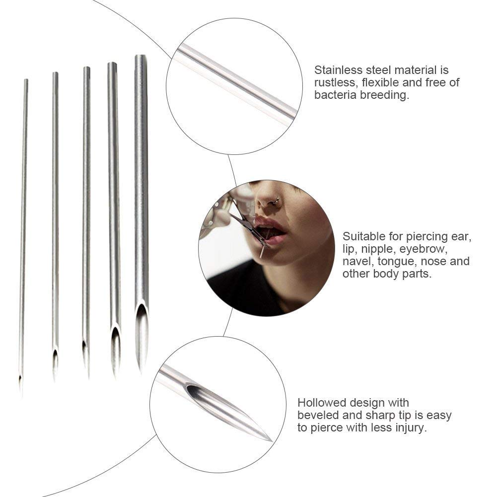 12G 14G 16G 18G 20G 5/10/30/50 - Body Jewelry Kit 리뷰 및 가격