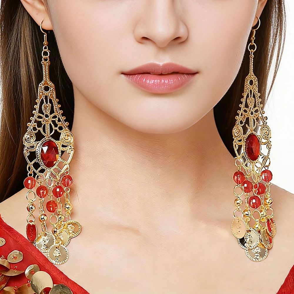 보헤미안 스타일 스팽글 헤드 체인 인디언 댄스 디자인  - Body Jewelry Indian 리뷰 및 가격