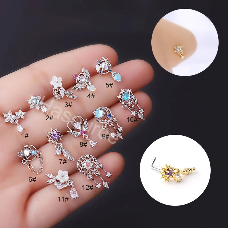 2022 새로운 1Pcs 패션 316L 외과 스테인레스 - Body Jewelry Indian 리뷰 및 가격