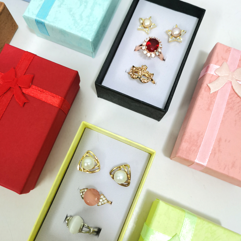 12 개/몫 반지 상자 목걸이 펜던트 상자 귀걸이 주최 - Body Jewelry Display 리뷰 및 가격