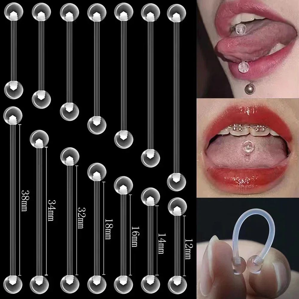 멀티 바 길이 아크릴 바벨 혀 링, 젖꼭지 귀, 산업용 - Body Jewelry Industrial 리뷰 및 가격