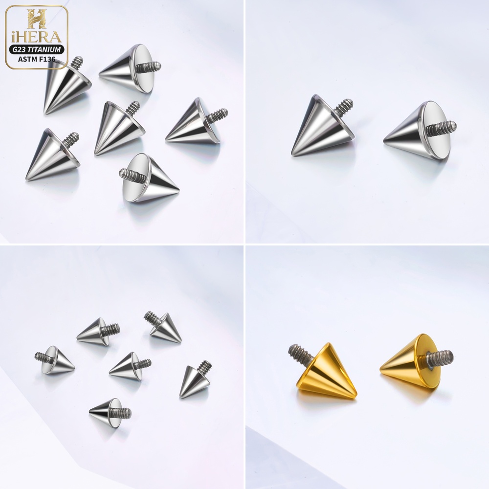 티타늄 볼 콘 교체 부품 10개 세트 헬릭스 트라거스  - Body Jewelry Industrial 리뷰 및 가격