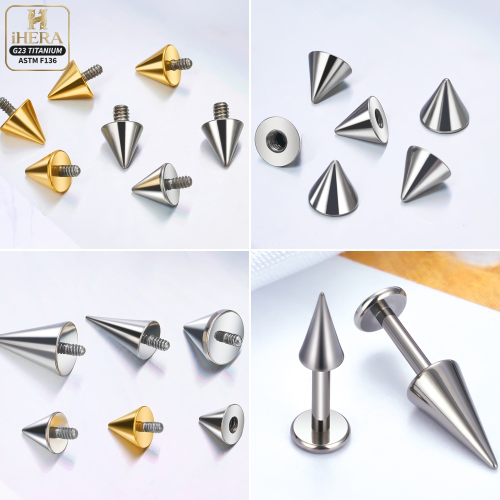 티타늄 볼 콘 교체 부품 10개 세트 헬릭스 트라거스  - Body Jewelry Industrial 리뷰 및 가격