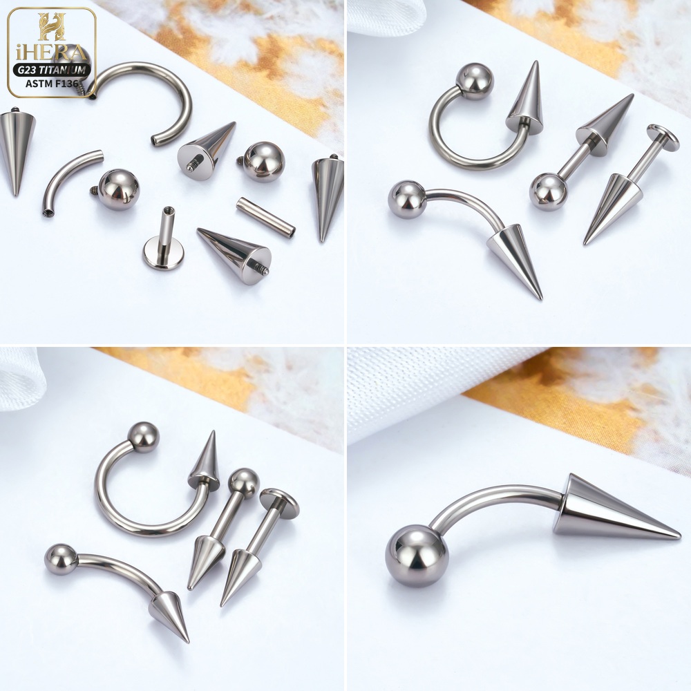 티타늄 볼 콘 교체 부품 10개 세트 헬릭스 트라거스  - Body Jewelry Industrial 리뷰 및 가격