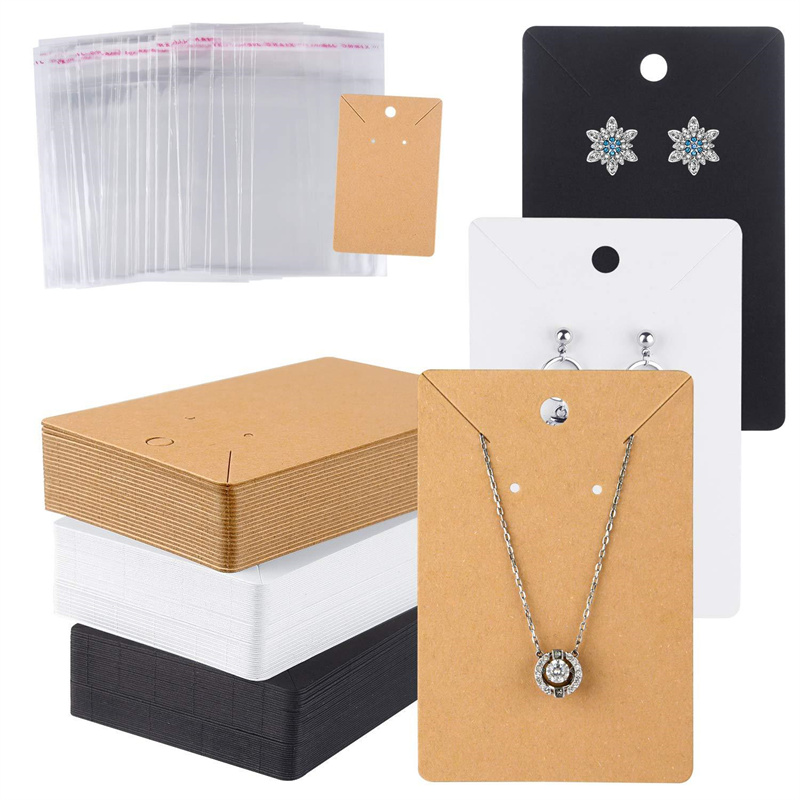 50pcs 6x9cm 빈 목걸이 귀걸이 쥬얼리 카드 - Body Jewelry Display 리뷰 및 가격