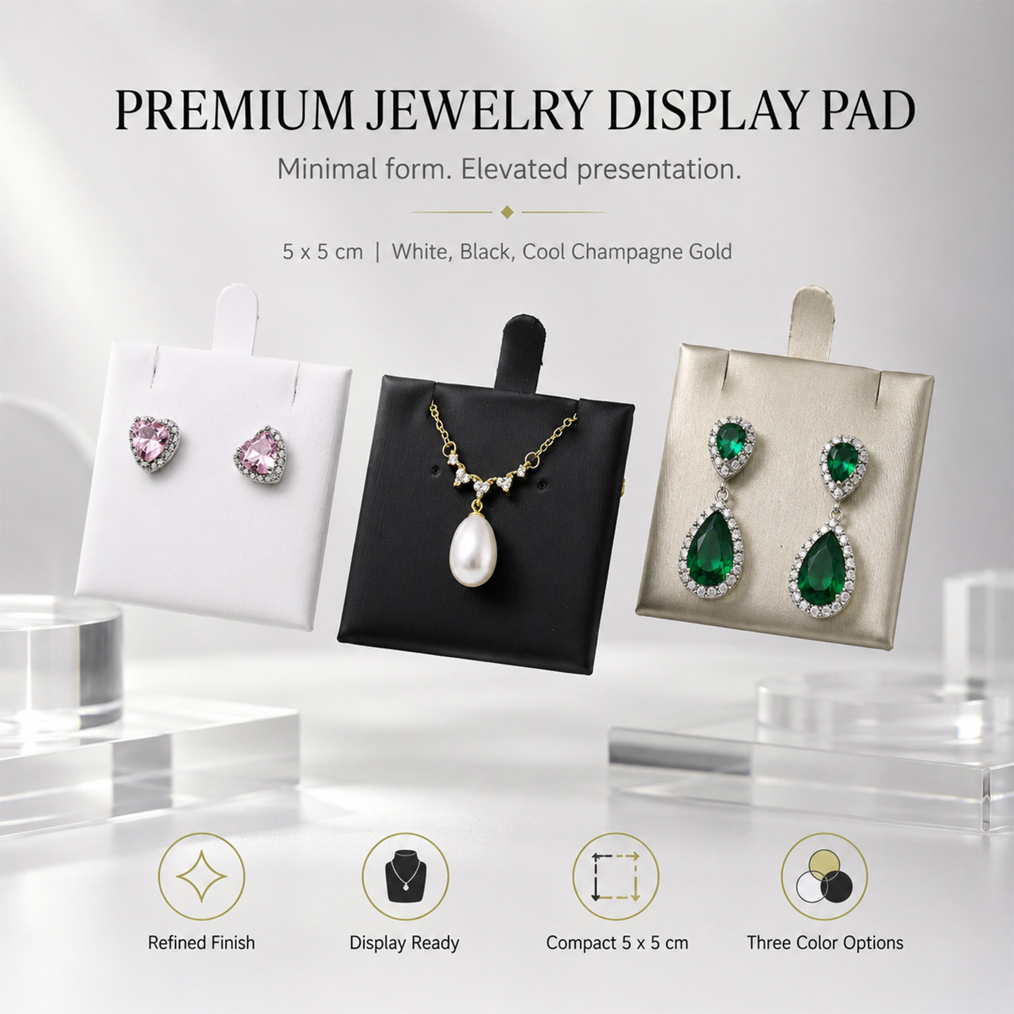 10개 PU 가죽 귀걸이 카드 홀더 디스플레이 스탠드  - Body Jewelry Display 리뷰 및 가격