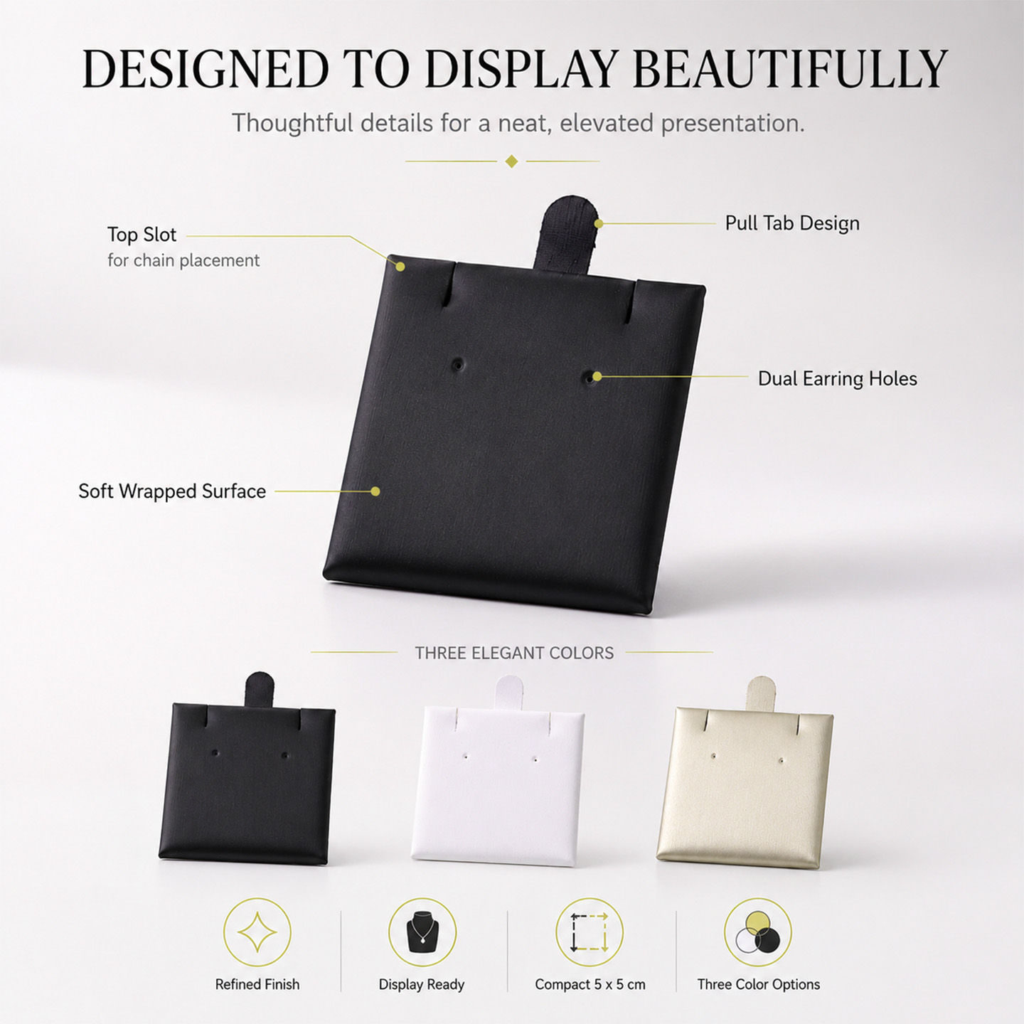 10개 PU 가죽 귀걸이 카드 홀더 디스플레이 스탠드  - Body Jewelry Display 리뷰 및 가격