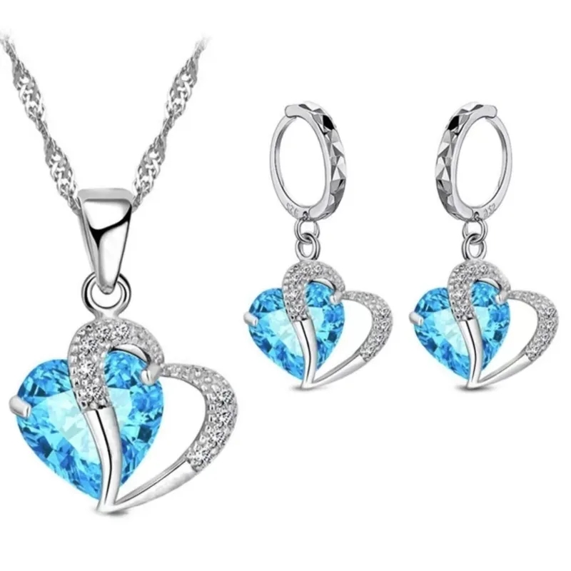 럭셔리 여성 925 스털링 실버 큐빅 지르콘 목걸이 펜 - Body Jewelry Kit 리뷰 및 가격