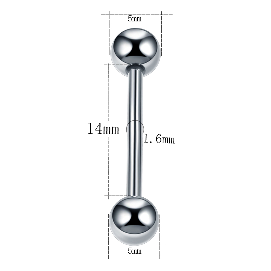 1PC 14G 16G 티타늄 산업용 헬릭스 피어싱 혀  - Body Jewelry Industrial 리뷰 및 가격