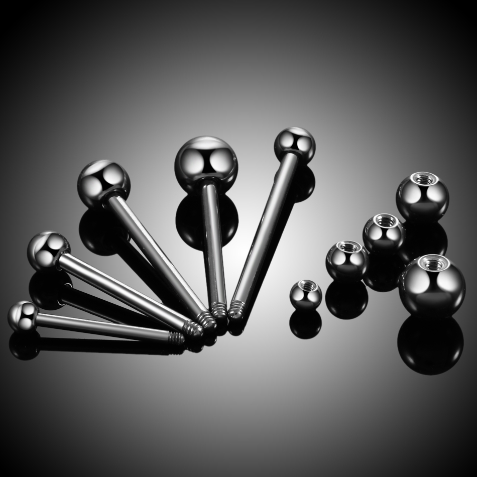 1PC 14G 16G 티타늄 산업용 헬릭스 피어싱 혀  - Body Jewelry Industrial 리뷰 및 가격